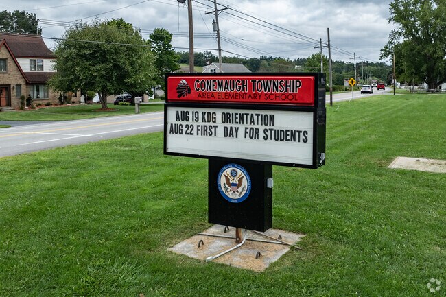 Conemaugh Township Area Elementary School sits in the rolling hills of PA.