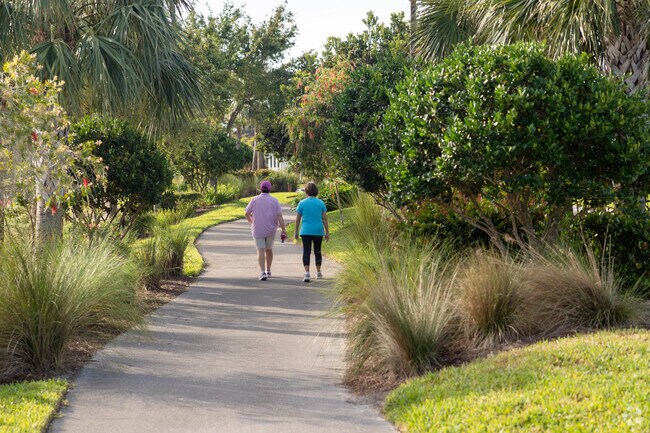 Residents can walk among nature throughout the Esplanade Golf and Country Club community.