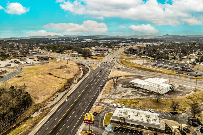 Ellington Parkway cuts through Lewisburg connecting it to surrounding communities.