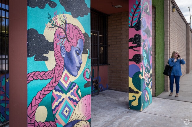 Murals are a Midtown Tucson staple, even found at businesses along Speedway Boulevard.