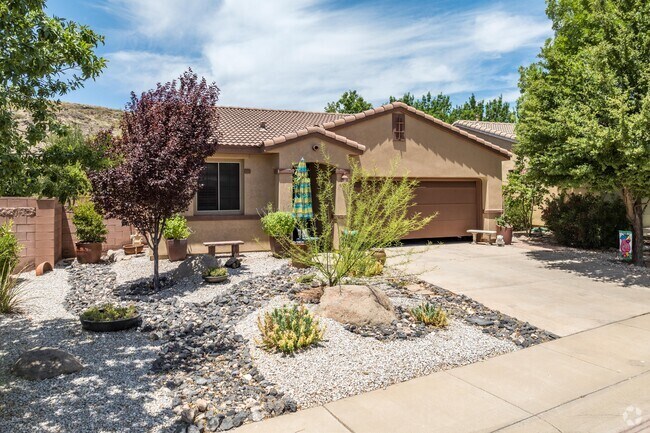 Single story, single family homes are abundant in Coral Canyon, Utah.