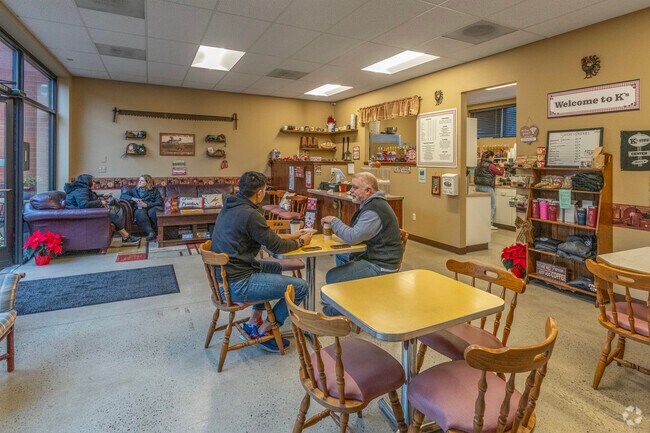 Sublimity residents gather over a cup of joe at K's Koffee.