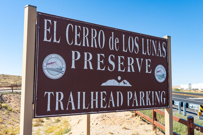 Residents need only drive a short distance to hike at El Cerro de Los Lunas preserve.