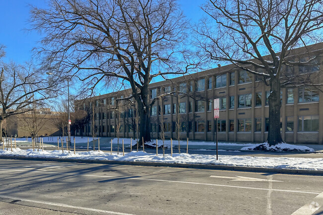 Classrooms along Seaton Elementary School