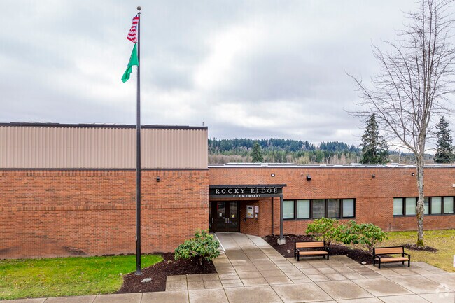 Rocky Ridge Elementary School has a B+ rating on Niche.com.