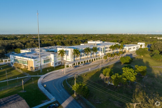 The main entrance to Terra Environmental Institute from above.