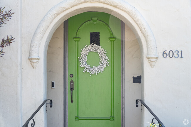 The homes in Frick include character and color for a warm neighborhood experience.