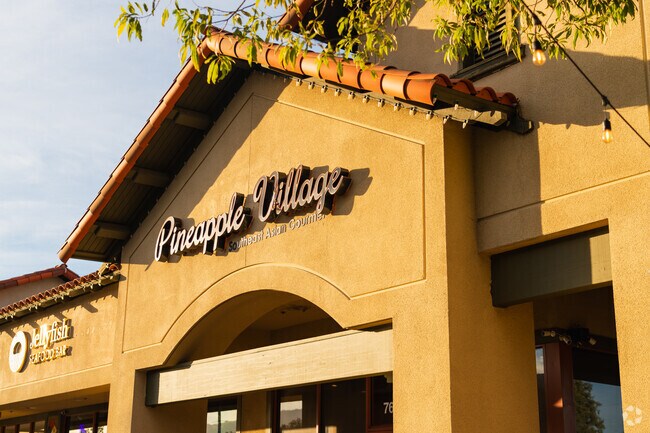 Pineapple village is a thai restaurant that serves locals in the Las Animas neighborhood.