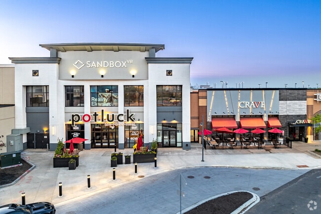 Rosedale shopping mall offers an array of restaurants and entertainment options.