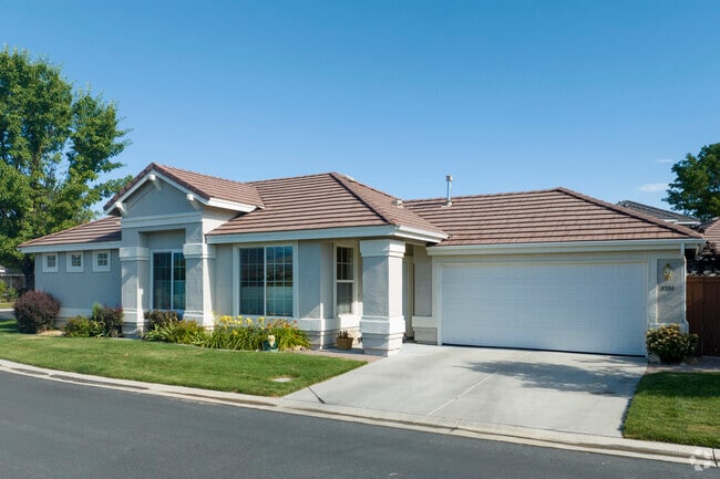 South Meadows homes are newer with clean and simplistic facades.