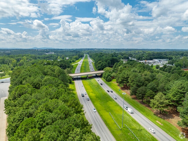 I-40 provides convenient and easy travel through the area for Forest Hills locals.