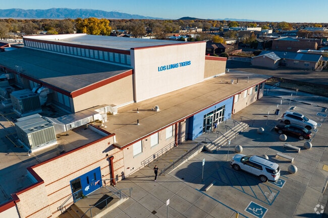 Los Lunas Middle School back entrance.