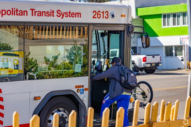Barrio Logan offers many transportation options with MTS bus stops.