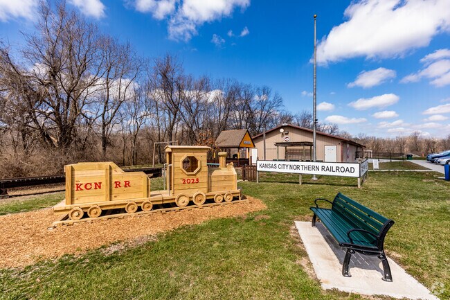 Frank Vaydik Park Kansas City Northern Railroad Line Creek Route.