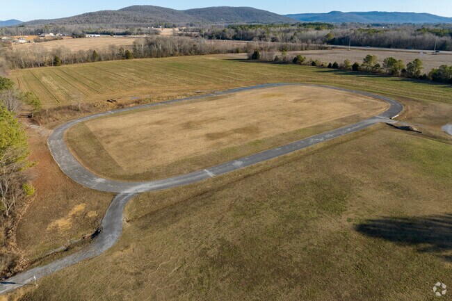 Athletic fields for Owens Cross Roads Elementary School in Owens Cross Roads Alabama.