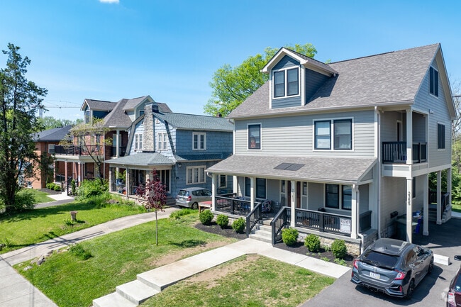 Old North Columbus has homes with two-story listings with Craftsman and Cape Cod influences.