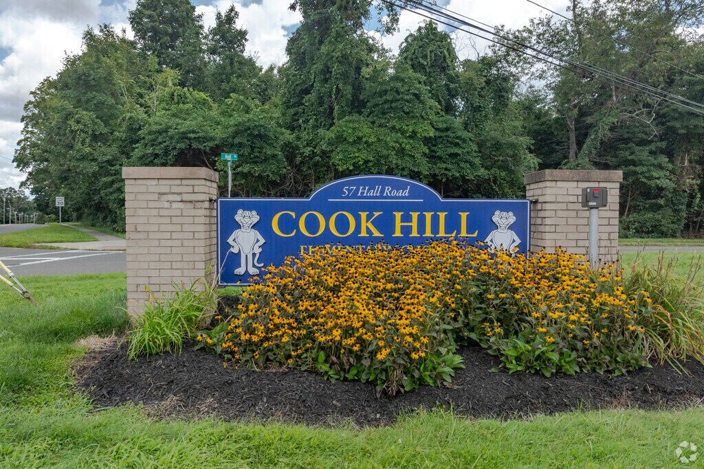 Cook Hill Elementary School is located at 57 Hall Road in Wallingford, CT.