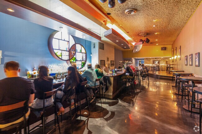 Imbibe Martini Bar Office is a modern upscale nightlife spot in Downtown Youngstown.