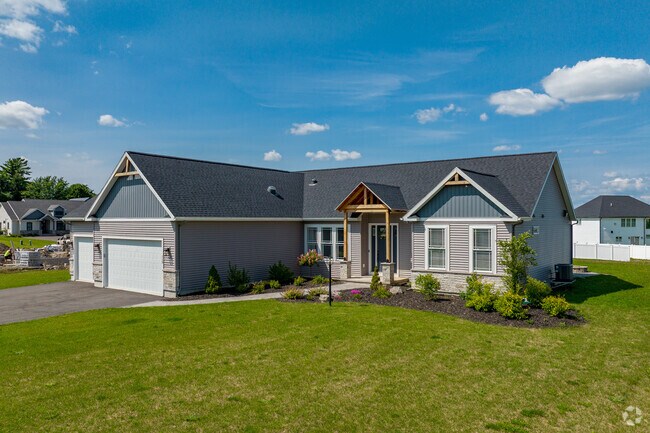 Custom-built homes are extremely popular in Onondaga Hill.