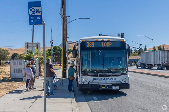 Pittsburg Southwest is served by Tri Delta Transit bus lines.