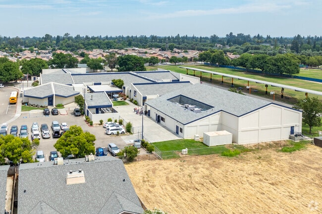 The campus of Ayer Elementary School in Fresno.