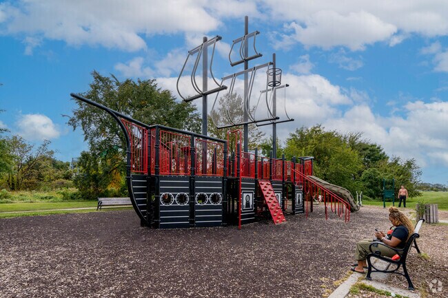 Anacostia Park features a pirate ship-themed playground.