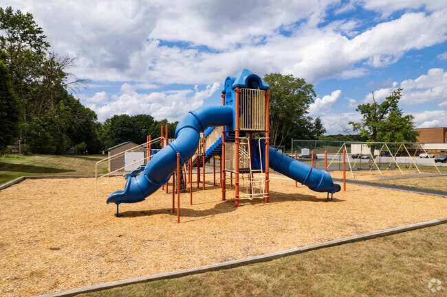 Kids love the playground at The Christian School Of Grace Baptist Church.