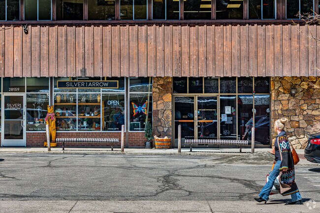 Downtown Evergreen offers a variety of boutique shops, just a short trip from Evergreen Heights and Estates.