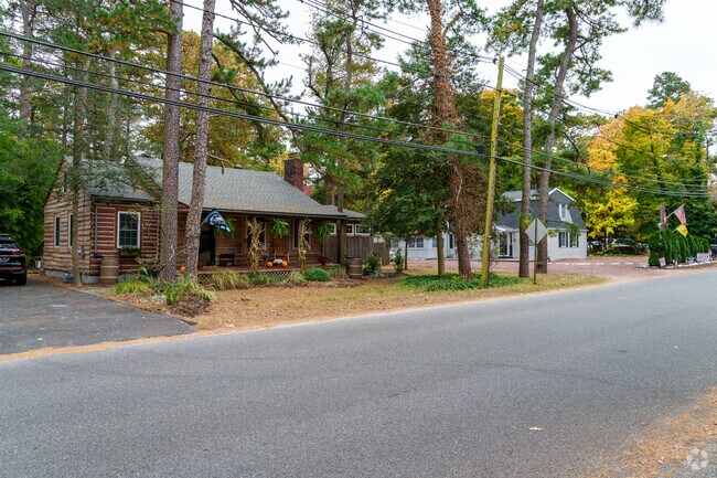 Homes closer to the shopping center of Medford Lakes are still surrounded by nature.