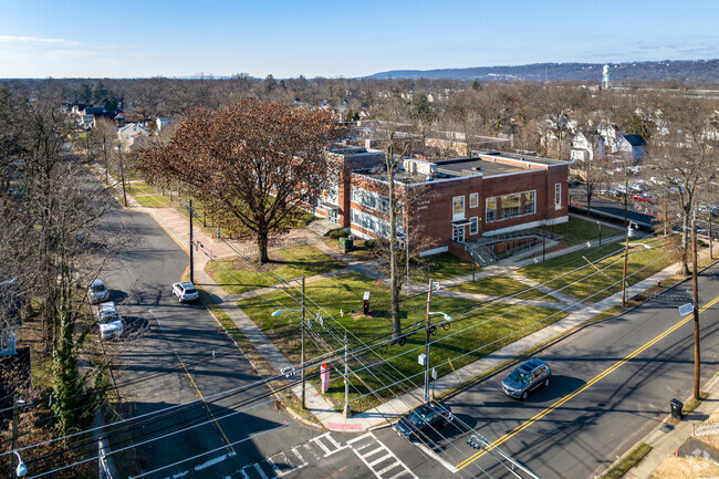 An elevated view of Clinton School, Plainfield, NJ.