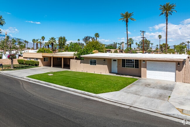 Enjoy spacious, well-maintained homes in Palma Village Groves, a prime Palm Desert location.