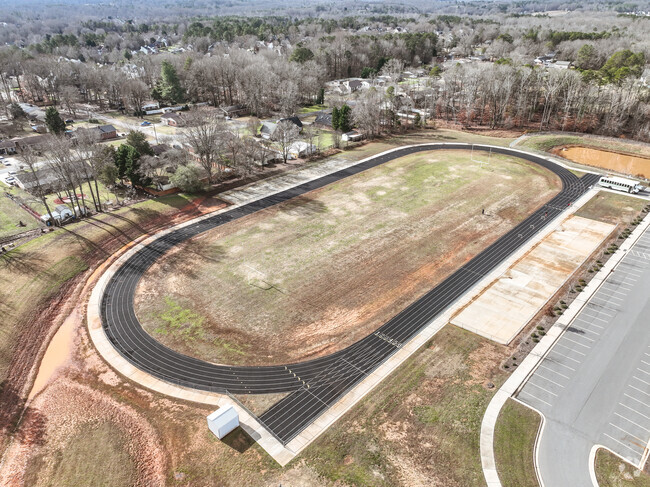 The track at Kannapolis Middle School.