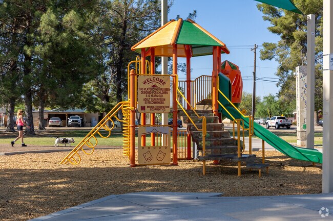 Toumey Park is a popular spot to walk dogs with over 6 acres of green space.