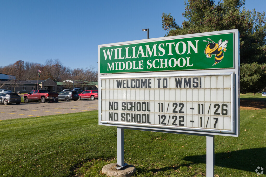 Williamston Middle School has an overall rating of A- on Niche.com.