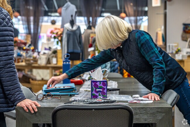 Crafty Elmwood residents head to Needle & Skein to learn how to knit, crochet, and more.