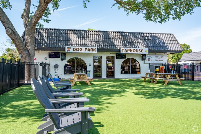 Barks and Brews is Largo Meadows Park's first spot serving beer and wine with a dog park.