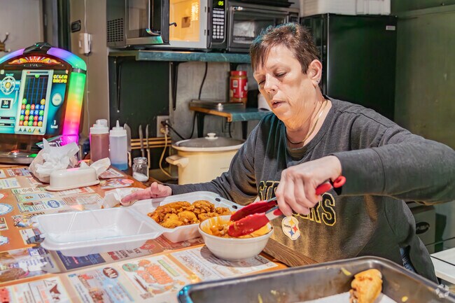 The residents in Forward Township all recommend ordering wings at Sports & Spirits.