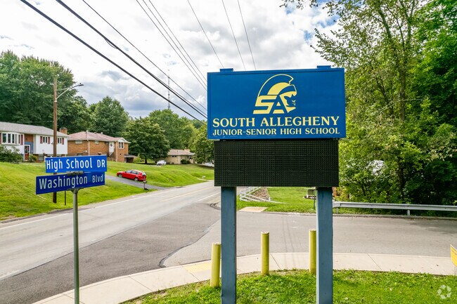 All signs lead to South Allegheny Middle School.
