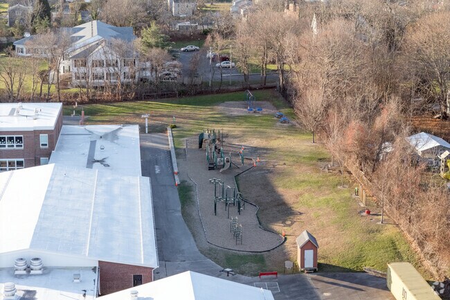 The playground at Howard W. Hathaway Elementary School in Portsmouth is full of ideas for play.