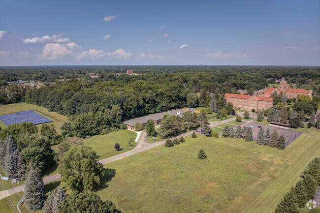 Children can easily walk or bike to the Montessori Center of Our Lady.