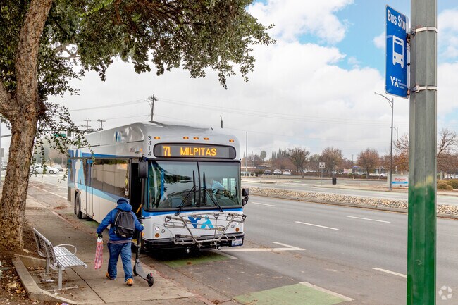 Locals can take bus services by the VTA in Heritage.