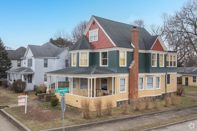 The area surrounding downtown Mishawaka has some of the oldest homes in the area.