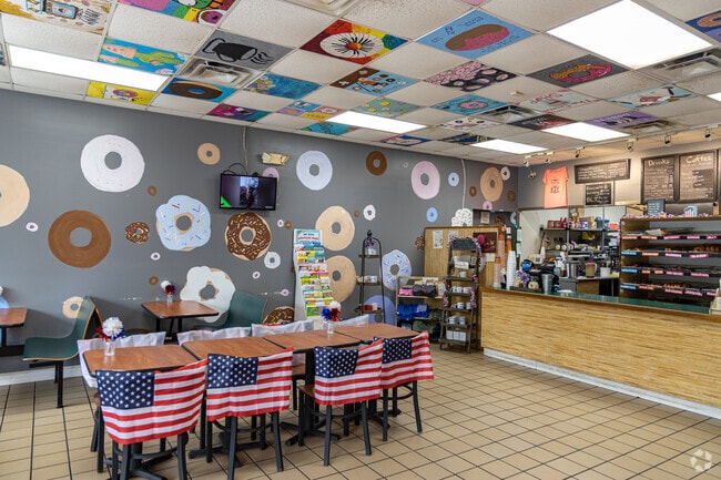 Try a sweet treat at The Donut Shop located on Highway 80 in Bloomingdale.