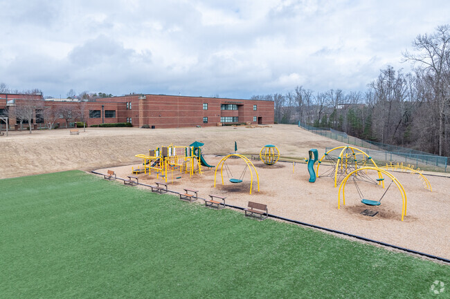 Buford Senior Academy has several outdoor activity areas available to the students.