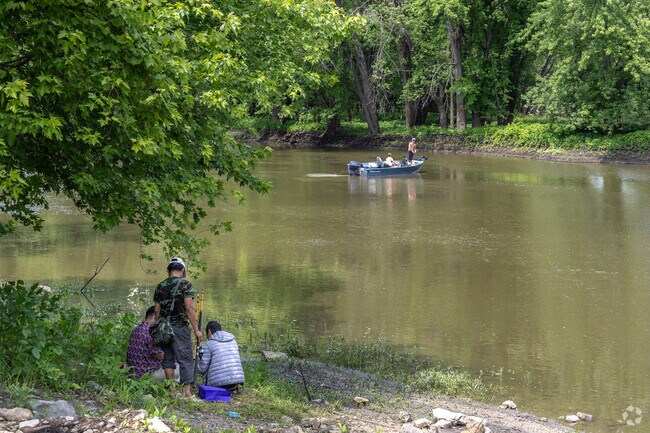 The Vermillion River offers fishing from shore or a boat in Ravenna.