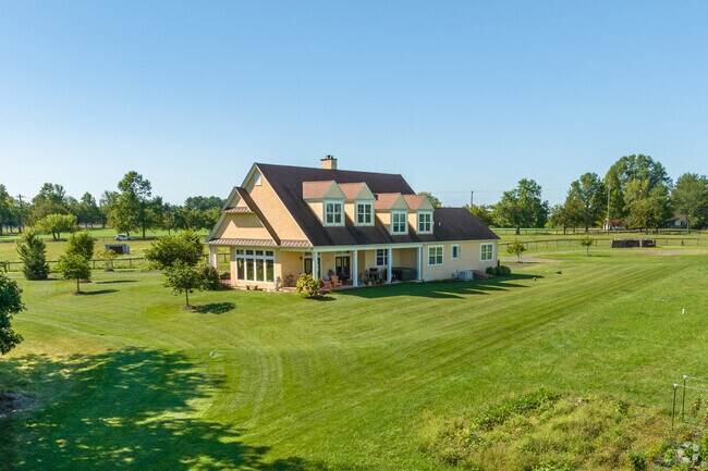 This home with steep slope roofing and dormer windows is located in Upper Salford Township.