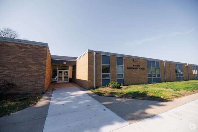 Malone Elementary School serves students from Pre-K through the 5th grade.