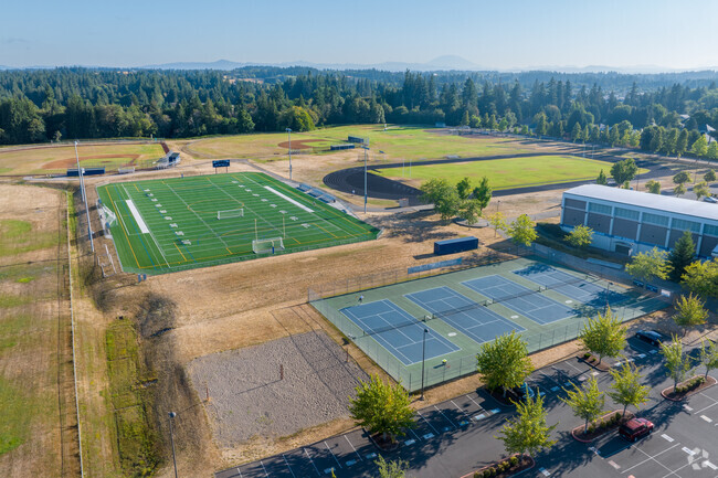 Students at Skyview High School have access to a number of sports fields in Vancouver.