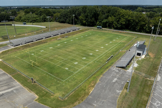 Football field for Discovery Middle School in Madison Alabama.