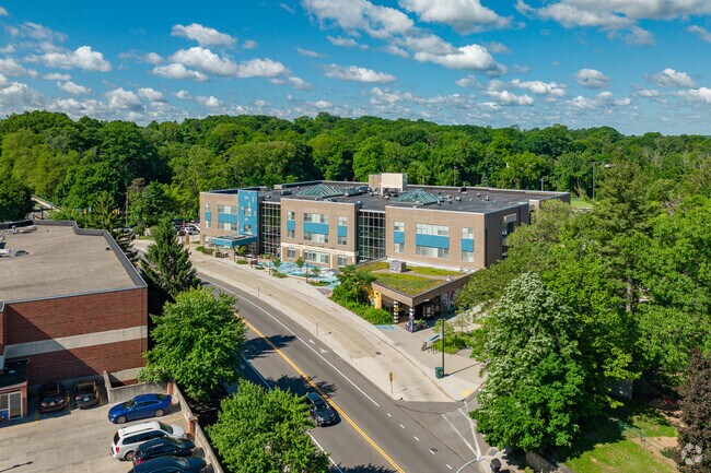 Anna Murray-Douglass Academy is across the street from Highland Hospital.